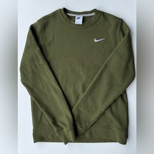 Nike Olive Green Crewneck Sweater
